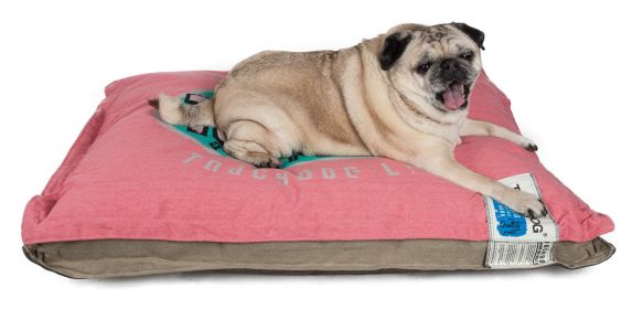 Touchdog Sporty Shock-Stitched Reversible Rectangular Thick Dog Mat (size: X-Large)